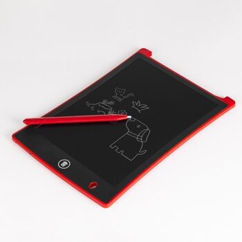 Tablette d'écriture et de dessin LCD portable de 8,5 pouces rouge 2