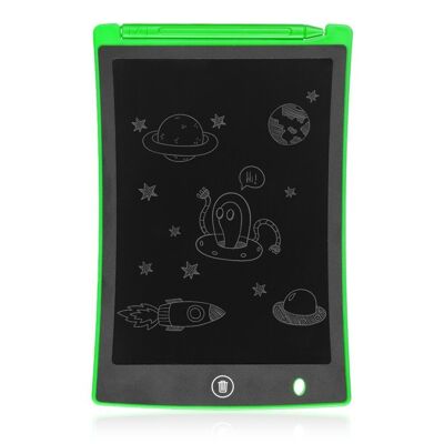 Tavoletta da disegno e scrittura LCD portatile da 8,5 pollici verde