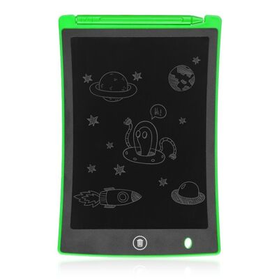 Tableta LCD portátil de dibujo y escriturade 8,5 pulgadas Verde