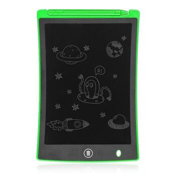 Tablette d'écriture et de dessin LCD portable de 8,5 pouces verte 1