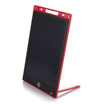 Tablette d'écriture et de dessin LCD portable à fond multicolore de 8,5 pouces rouge 2