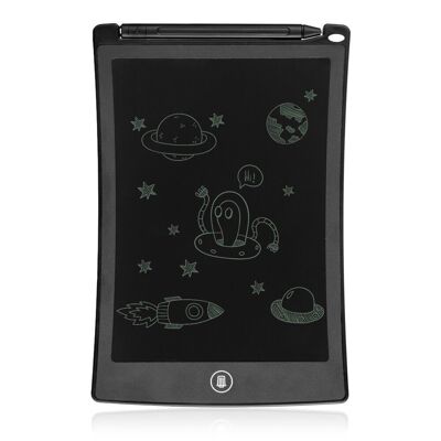 Tablette d'écriture et de dessin LCD portable de 8,5 pouces, noir