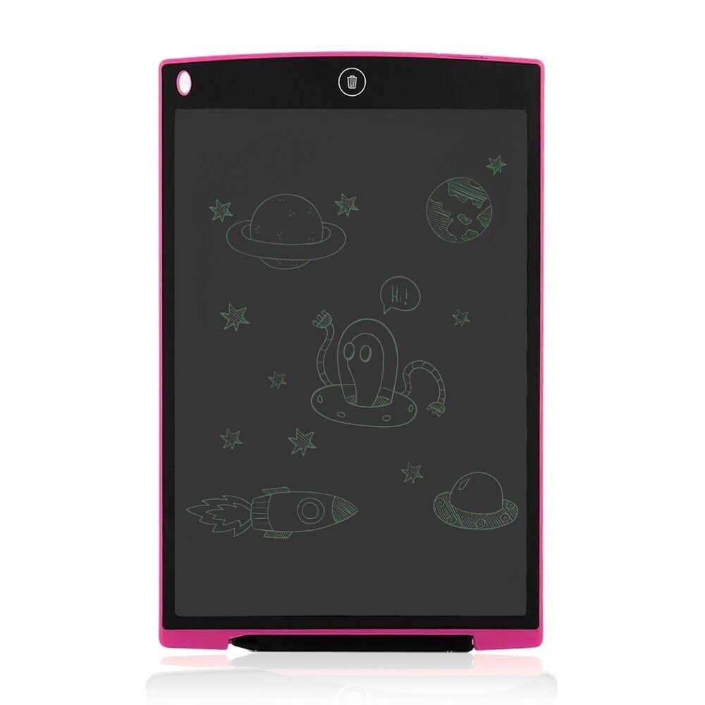 Tavoletta da disegno e scrittura LCD portatile da 12 pollici rosa