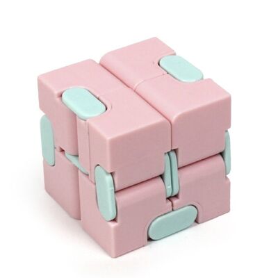 Infinity Cube anti stress Pink