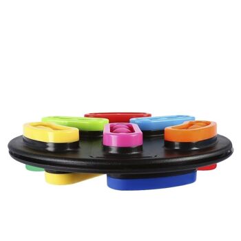 Disque de puzzle rotatif 6 couleurs pour s'adapter. Le noir 3