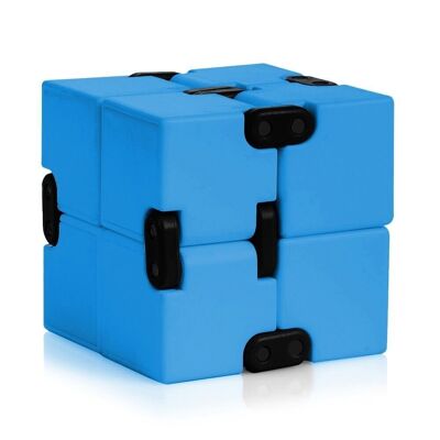 Infinity Cube Anti-Stress-Blau