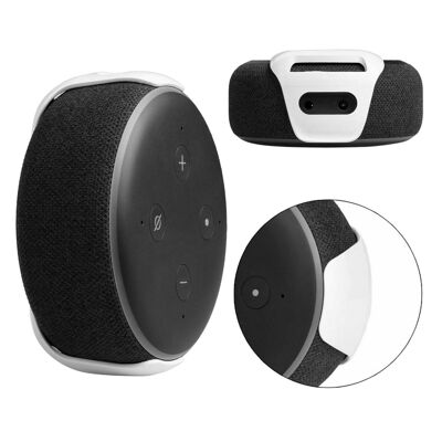 Wall mount for Amazon Echo Dot (Gen 3) Black white