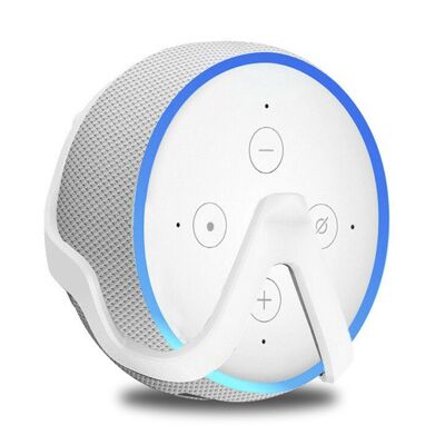 Supporto da parete per Amazon Echo Dot (Gen 3) Bianco