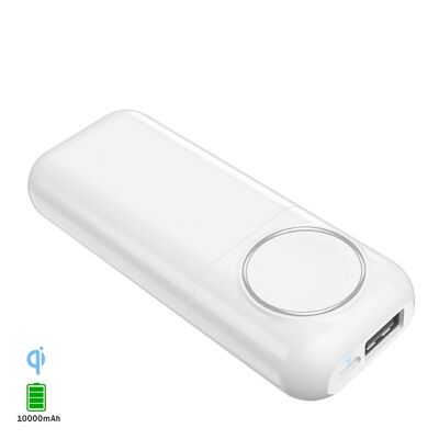 PowerBank pour Apple Watch 10 000 mAh sortie USB 1 A Blanc