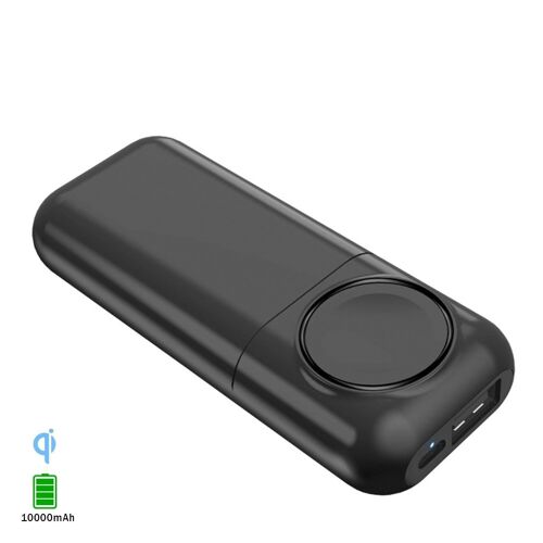 PowerBank para Apple Watch de 10.000mAh salida USB 1A Negro