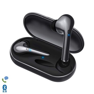 TWS M6S Bluetooth 5.0+EDR headphones, HD sound, and 400mah charging base Black