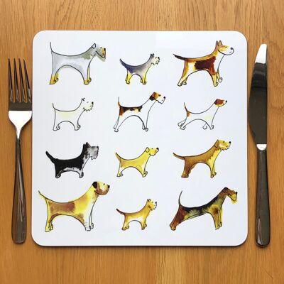 Manteles individuales Terrier