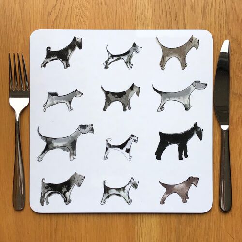 Schnauzer placemats