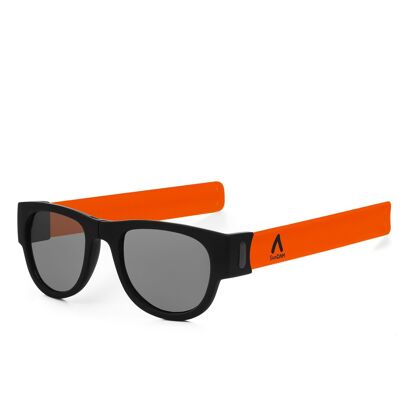 Sport-Sonnenbrille, klappbar und rollbar UV400 Orange