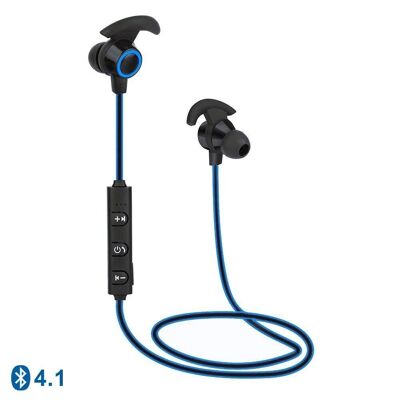 Casque Sport Bluetooth 9S Bleu