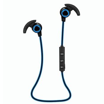 Casque Sport Bluetooth 9S Bleu 2