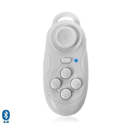 Mando gamepad con conexión Bluetooth 4.0. para móviles. Blanco