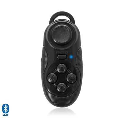 Contrôle de la manette de jeu avec connexion Bluetooth 4.0. pour mobile. Le noir