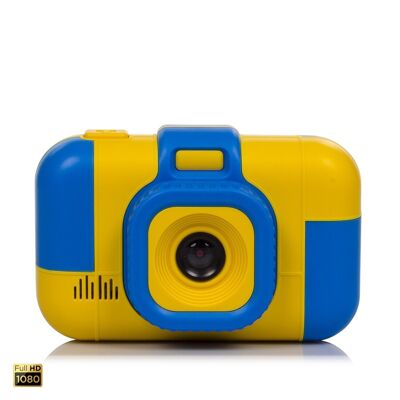 Fotocamera e videocamera per bambini L1, con giochi integrati. Blu