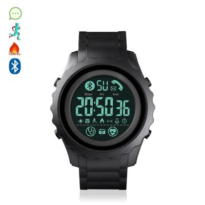 Smartwatch 1626 bluetooth digitale con funzioni avanzate Nero