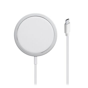 Chargeur magnétique pour iPhone 12 / 12Pro. Compatible avec la charge sans fil Qi conventionnelle. Gris 3