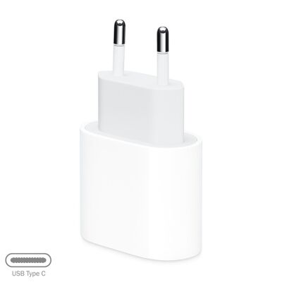 Adaptador de corriente USB-C de 20 W Blanco