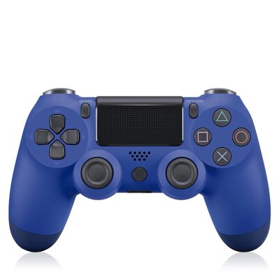 Wireless controller with vibration compatible with PS4. Full features. Blue