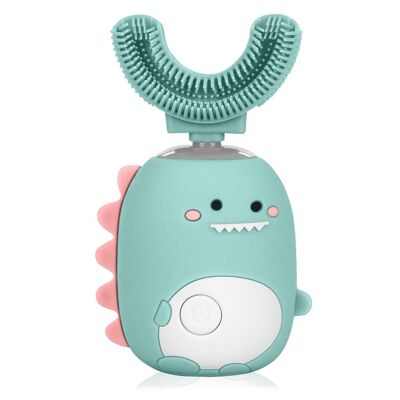 ET07 electric sonic U-shaped children's toothbrush. Cleaning, massage and whitening modes. Turquoise