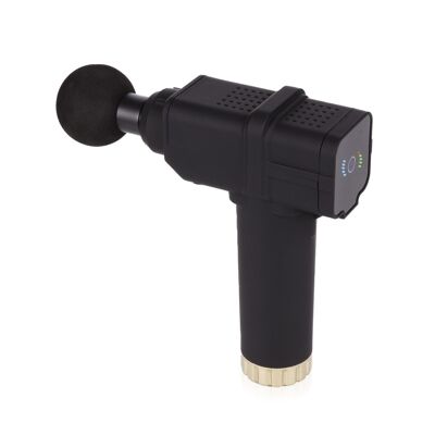 Fascia Gun J-13 muscle massage gun. Speed up to 3200 rpm. 6 massage heads. Black