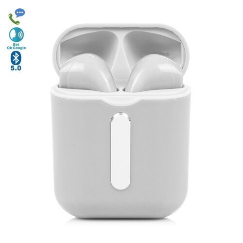 Auriculares TWS Air2Pro Bluetooth 5.0, controles táctiles. Base de carga 280mAh. Blanco