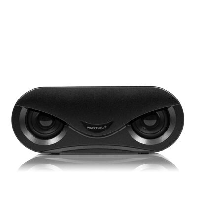 Haut-parleur Bluetooth 5.0 M6. Entrée USB, carte micro SD et jack 3,5. Le noir