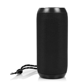 Haut-parleur Bluetooth portable A117. Lecteur USB, micro SD, radio FM et mains libres. Entrée auxiliaire jack 3,5 mm. Le noir 3