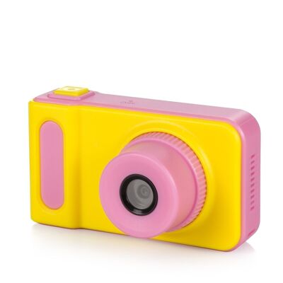 Kamera für Fotos und Videos für Kinder mit Spielen Fuchsia