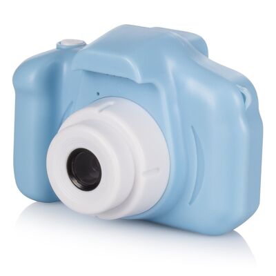 Fotocamera 3mpx e video HD per bambini, con giochi. 1280x720P Azzurro