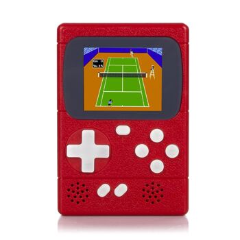 Mini console portable Retro Pocket Player avec 198 jeux 8 bits, écran 2 pouces. Rouge 2