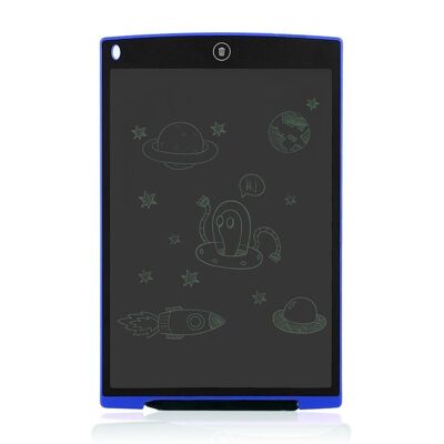 Tablette d'écriture et de dessin LCD portable 12 pouces Bleu