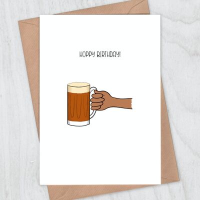 Beer Hoppy Birthday Card