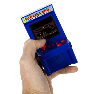 Console arcade, mini macchina ricreativa portatile, con 240 giochi. 2.2 Schermo LCD. Blu