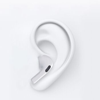 Écouteurs TWS Appro 6 Bluetooth 5.1. Base de charge 200mAh avec écran. Blanc 2
