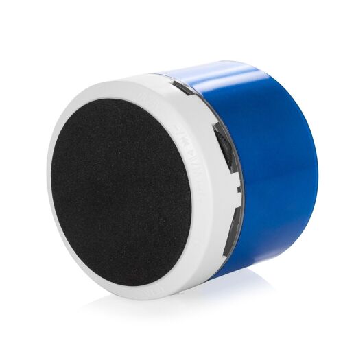 Altavoz compacto Viancos Bluetooth 3.0 de 3W, con luz led, manos libres y radio FM. Azul