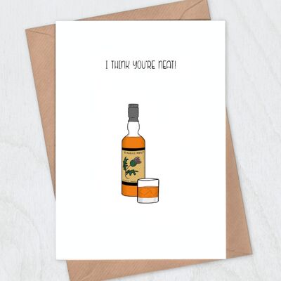 Neat Whisky Card