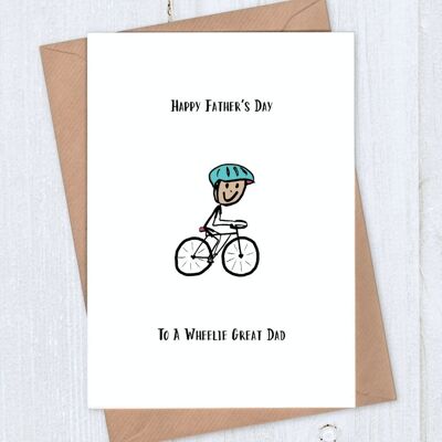Wheelie Great Father's Day Card