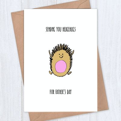 Hedgehugs Father's Day Card