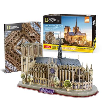 Puzzle 3D Notre-Dame de Paris 59x17x19 cm. Multicolore 1