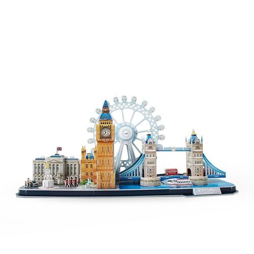 Puzzle 3D Londres 58,6x22x44 cm. Multicolor