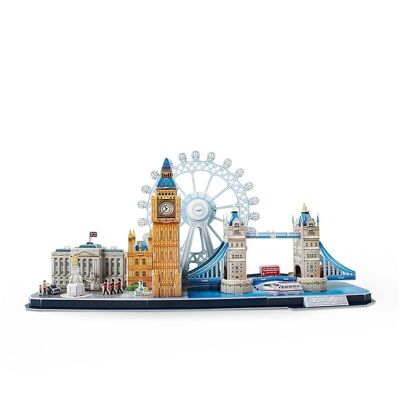 Puzzle 3D di Londra 58,6x22x44 cm. Multicolore