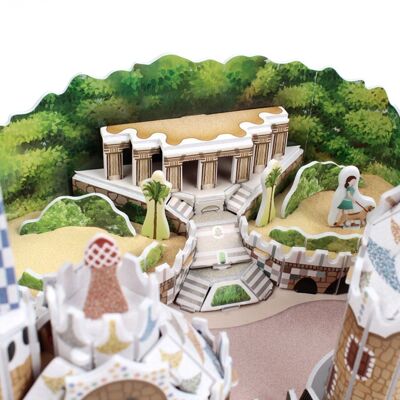 3D-Puzzle CITY LINE BARCELONA Mehrfarbig