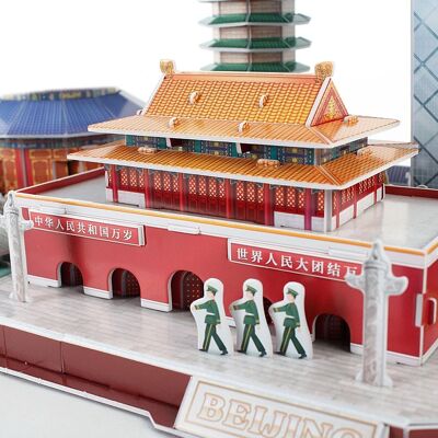 3D-Puzzle CITY LINE PEKIN Mehrfarbig