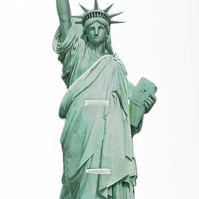 Large STATUE OF LIBERTY 3D Puzzle Multicolor