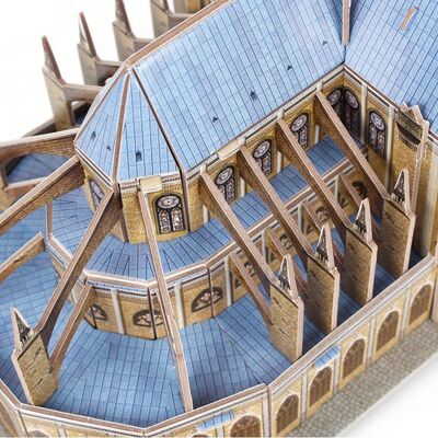 Puzzle 3D Notre-Dame Paris 27,2x14,2x18 cm. Multicolore